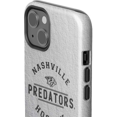 NHL Nashville Predators Black Text iPhone 13 Impact Case