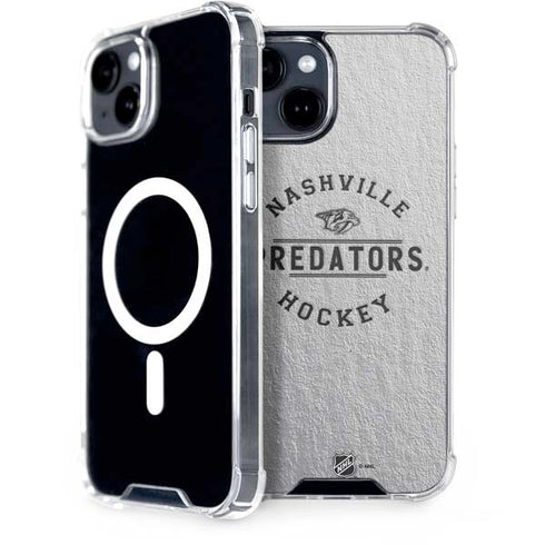 NHL Nashville Predators Black Text iPhone 13 MagSafe Case