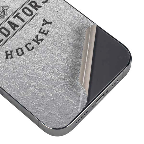 NHL Nashville Predators Black Text iPhone 13 Pro Skin