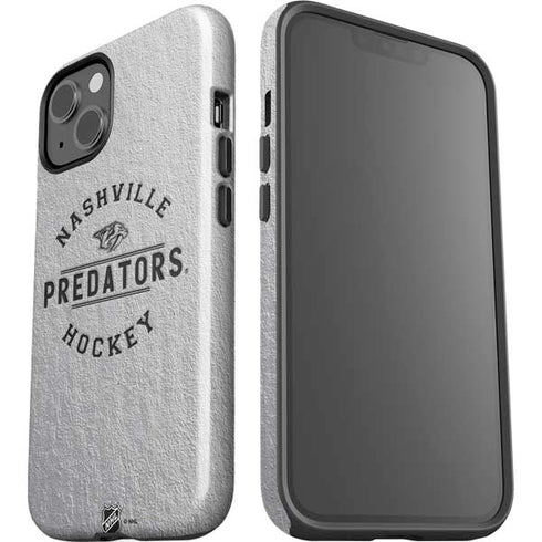 NHL Nashville Predators Black Text iPhone 15 Plus Impact Case