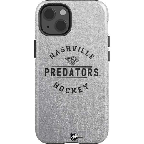 NHL Nashville Predators Black Text iPhone 15 Impact Case