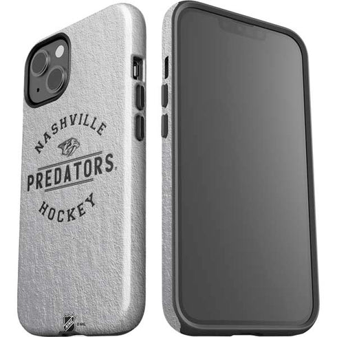 NHL Nashville Predators Black Text iPhone 15 Impact Case