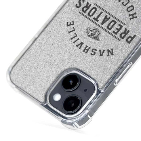NHL Nashville Predators Black Text iPhone 15 Plus MagSafe Case