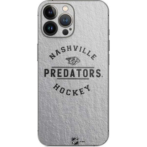 NHL Nashville Predators Black Text iPhone 14 Pro Max Skin