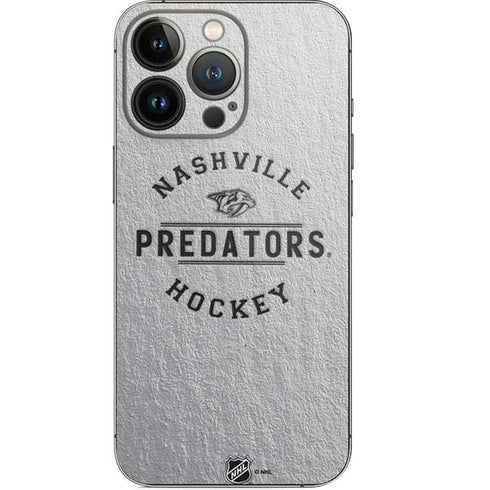 NHL Nashville Predators Black Text iPhone 14 Pro Skin