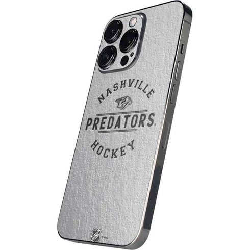 NHL Nashville Predators Black Text iPhone 14 Pro Skin