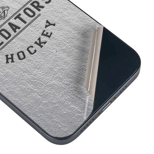 NHL Nashville Predators Black Text iPhone 14 Skin
