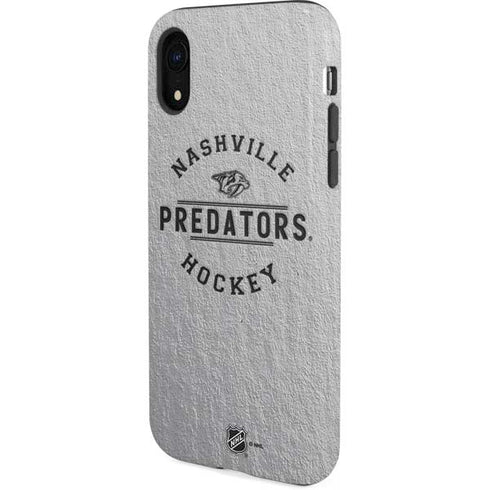 NHL Nashville Predators Black Text iPhone XR Pro Case