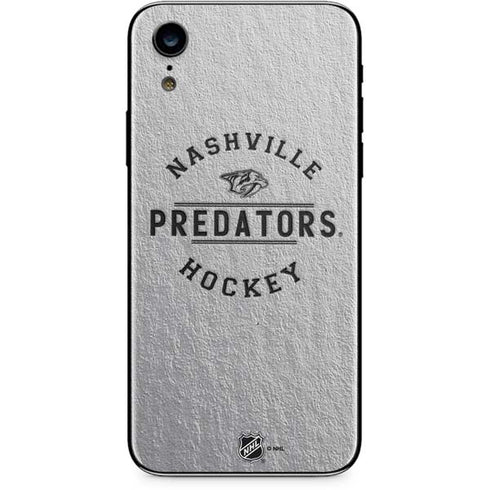 NHL Nashville Predators Black Text iPhone XR Skin