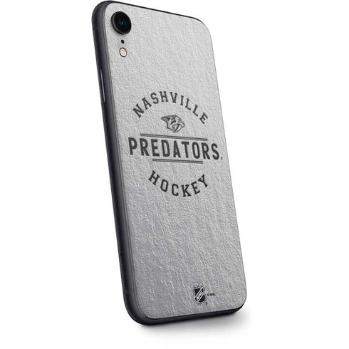 NHL Nashville Predators Black Text iPhone XR Skin