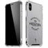 NHL Nashville Predators Black Text iPhone XS Max Clear Case