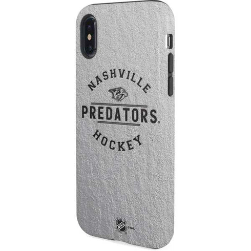 NHL Nashville Predators Black Text iPhone XS Pro Case