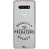 NHL Nashville Predators Black Text LG Stylo 6 Clear Case