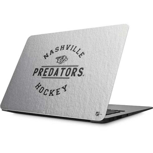 NHL Nashville Predators Black Text Apple MacBook Skin