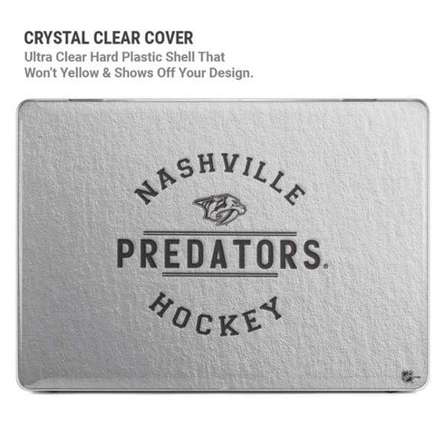 NHL Nashville Predators Black Text MacBook Air 13in M1 (2021) Case plus Skin