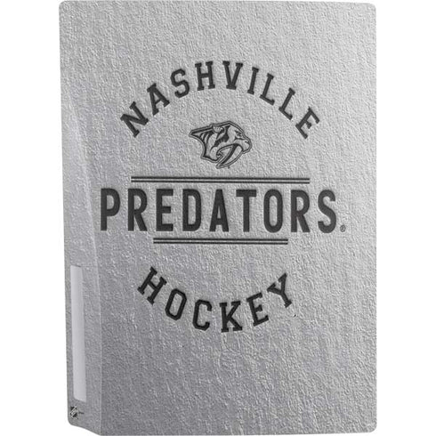 NHL Nashville Predators Black Text PS5 Console Skin
