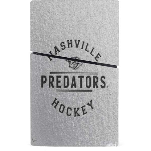 NHL Nashville Predators Black Text PS5 Slim Digital Edition Bundle Skin