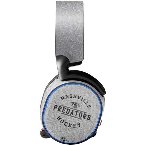 NHL Nashville Predators Black Text SteelSeries Arctis 5 Skin