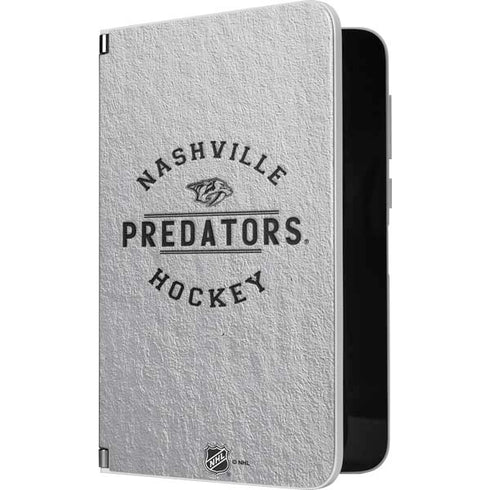 NHL Nashville Predators Black Text Surface Duo Skin