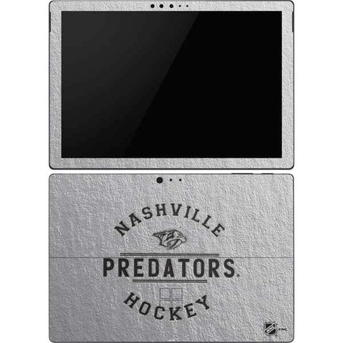 NHL Nashville Predators Black Text Surface Pro 6 Skin