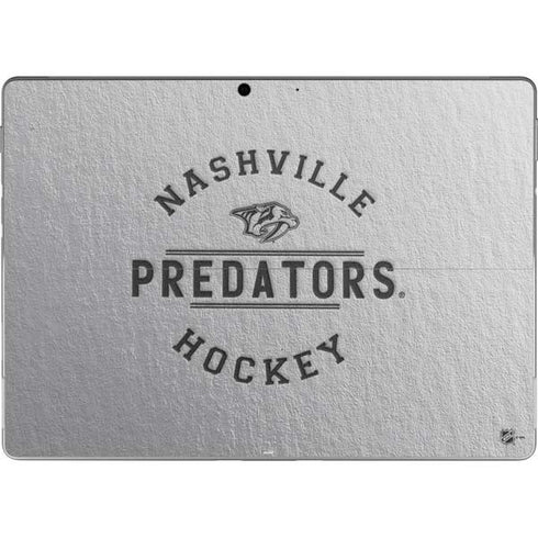 NHL Nashville Predators Black Text Surface Pro 8 Skin