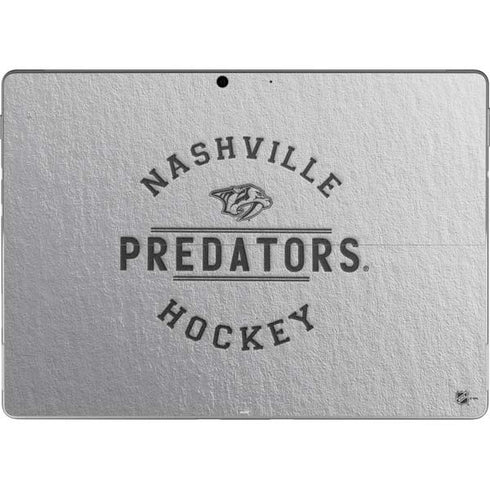 NHL Nashville Predators Black Text Surface Pro 9 Skin