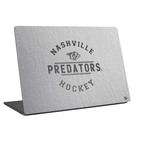 NHL Nashville Predators Black Text Universal Laptop 16.6in (13.4 x 9.7in) Skin