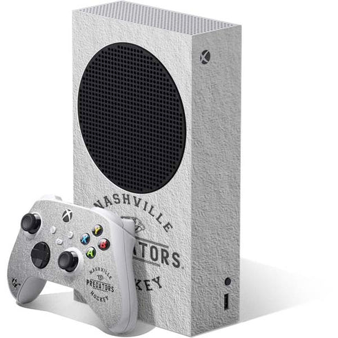 NHL Nashville Predators Black Text Xbox Series S Skins