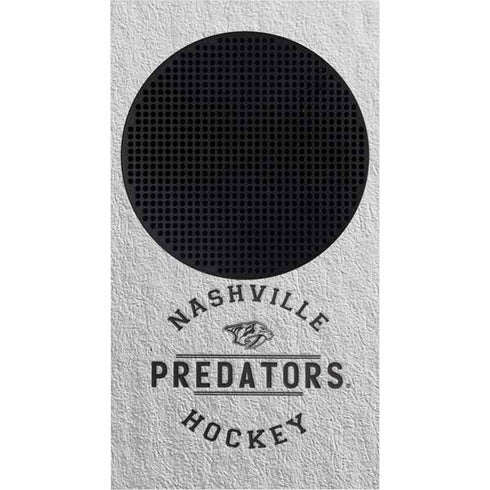 NHL Nashville Predators Black Text Xbox Series S Console Skin
