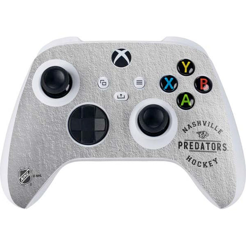 NHL Nashville Predators Black Text Xbox Series S Controller Skin
