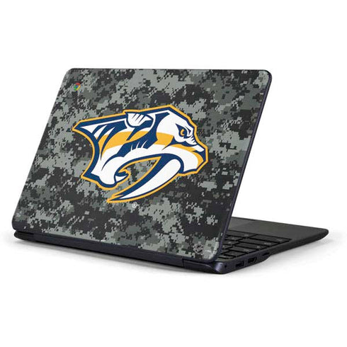NHL Nashville Predators Camo Samsung Chromebook Skin