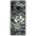 NHL Nashville Predators Camo Galaxy A21 Clear Case