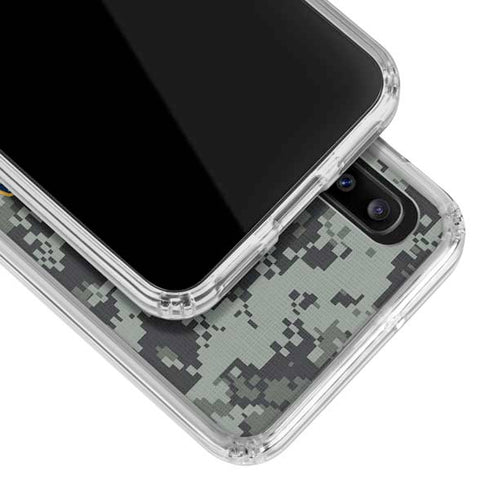 NHL Nashville Predators Camo Galaxy A30 Clear Case