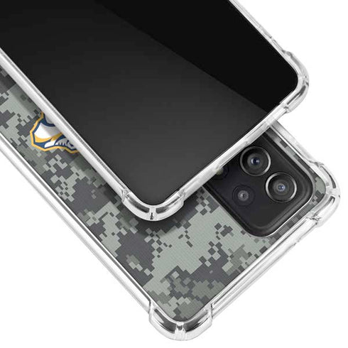 NHL Nashville Predators Camo Galaxy A52 5G Clear Case