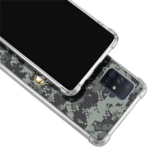 NHL Nashville Predators Camo Galaxy A71 5G Clear Case