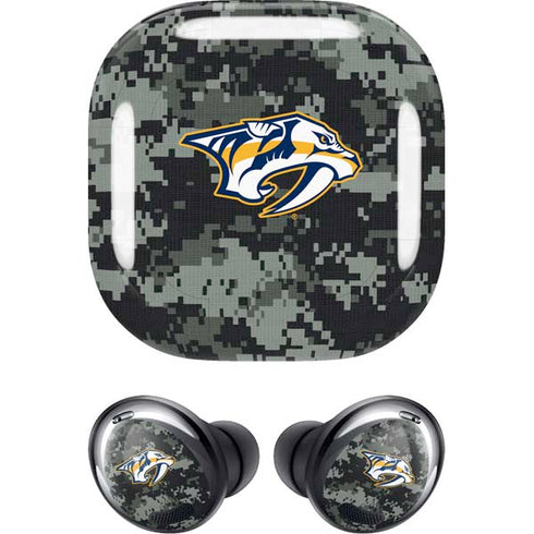 NHL Nashville Predators Camo Galaxy Buds Pro Skin