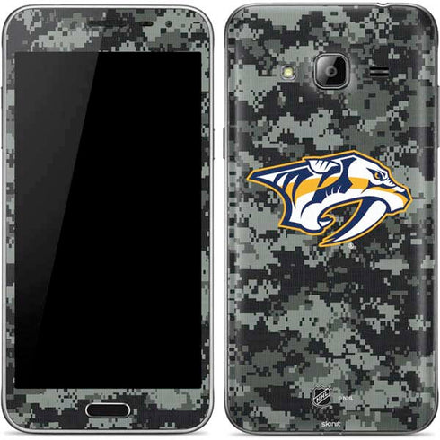 NHL Nashville Predators Camo Galaxy J3 Skin