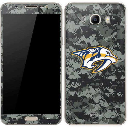 NHL Nashville Predators Camo Galaxy J7 Skin