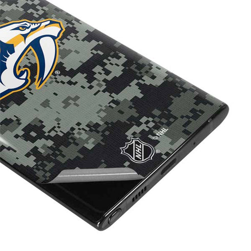 NHL Nashville Predators Camo Galaxy Note 10 Plus Skin