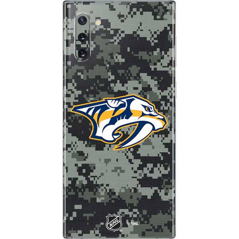 NHL Nashville Predators Camo Galaxy Note 10 Skin