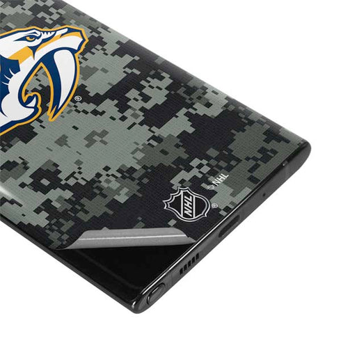 NHL Nashville Predators Camo Galaxy Note 10 Skin
