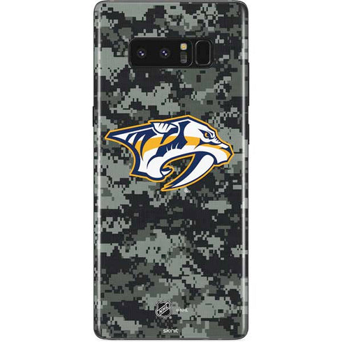 NHL Nashville Predators Camo Galaxy Note 8 Skin