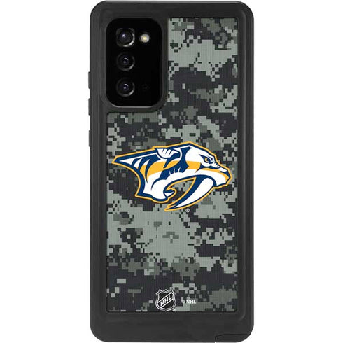 NHL Nashville Predators Camo Galaxy Note20 5G Waterproof Case