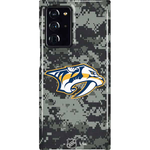 NHL Nashville Predators Camo Galaxy Note20 Ultra 5G Lite Case