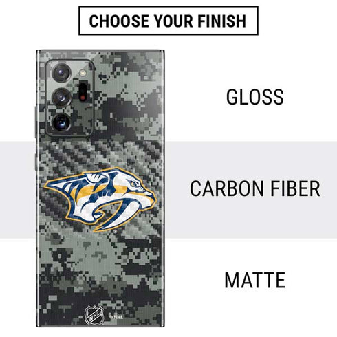 NHL Nashville Predators Camo Galaxy Note20 Ultra 5G Skin