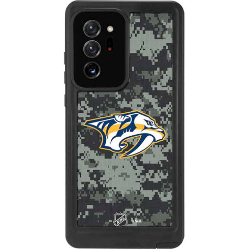 NHL Nashville Predators Camo Galaxy Note20 Ultra 5G Waterproof Case
