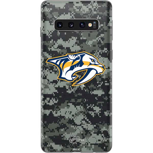 NHL Nashville Predators Camo Galaxy S10 Skin