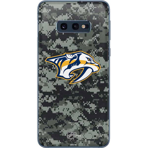 NHL Nashville Predators Camo Galaxy S10e Skin