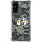 NHL Nashville Predators Camo Galaxy S20 FE Clear Case
