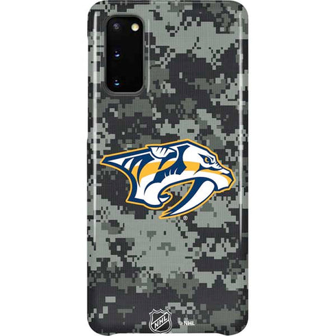 NHL Nashville Predators Camo Galaxy S20 Lite Case
